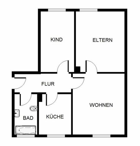 Ihr neues Zuhause: moderne 3-Raum-Wohnung erwartet Sie! - Foto 3