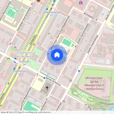 ul. Walentego Skorochód-Majewskiego, Rakowiec, Ochota, Warszawa, mazowieckie