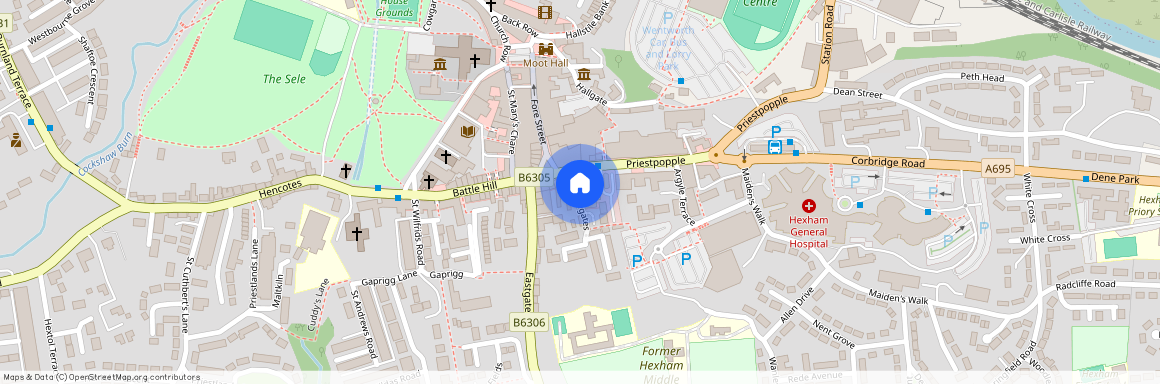 Priestpopple Flats, Priestpopple, Hexham, Northumberland, NE46 1PF