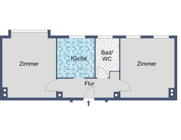 Zentral gelegene Wohnung im 2. OG - Foto 1