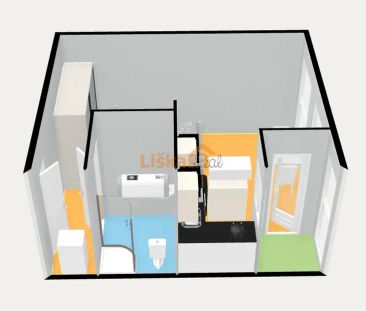 Pronájem moderního bytu 1+kk s balkonem a klimatizací (25 m - Photo 4