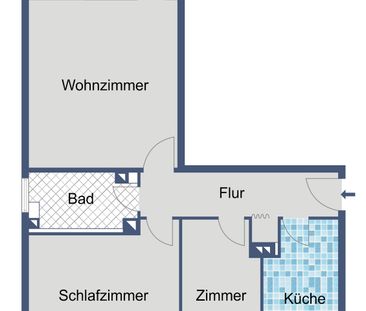 Nachmieter für gemütliche 3-Zimmer-Wohnung gesucht - Photo 3