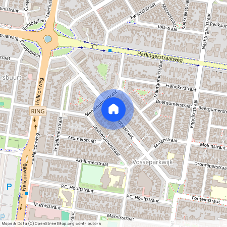 Vossepark, 8913 EC, Bildtsestraat, Leeuwarden