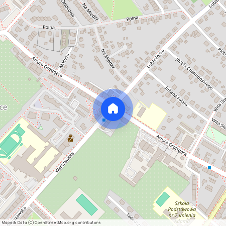 ul. Warszawska, Szobiszowice, Gliwice, śląskie