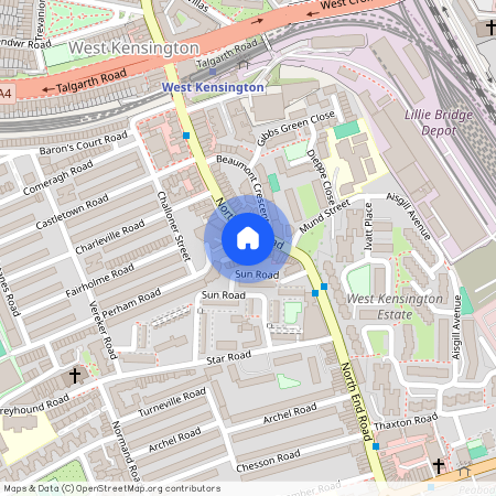 Marzell House, 120 North End Road, London, W14