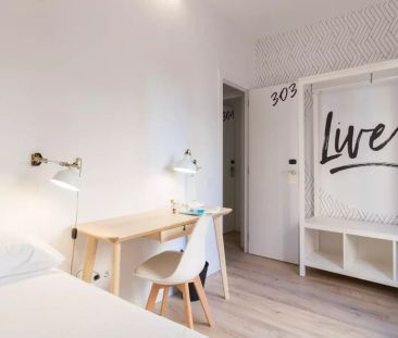 Single Bed in Rooms for rent in 6-bedroom Co-living apartment in El... - Photo 5