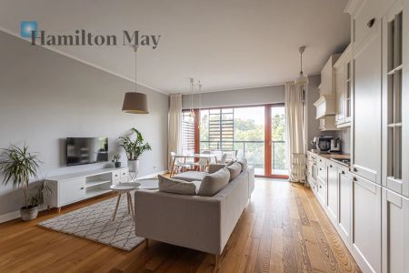 Apartament z dużym tarasem i pięknym widokiem na park na Sadybie - Zdjęcie 5