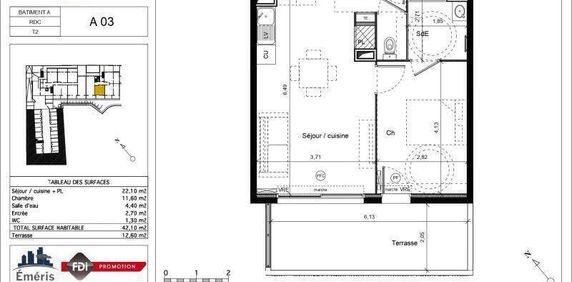 Location appartement neuf 2 pièces 42.1 m² à Montpellier (34000) - Photo 2