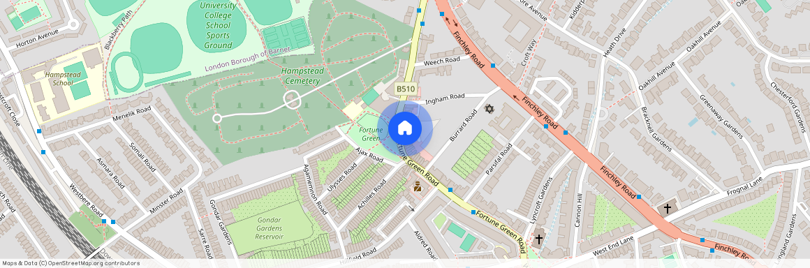 Fortune Green Road, West Hampstead NW6