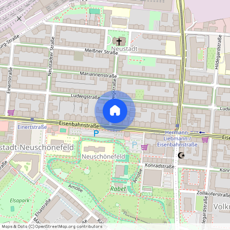 Hedwigstrasse 2 Leipzig Neustadt-Neuschönefeld Sachsen 04315