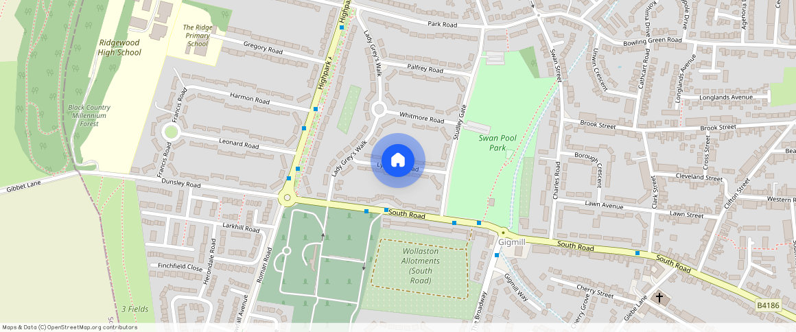 LYTTELTON ROAD, WOLLASTON, STOURBRIDGE DY8