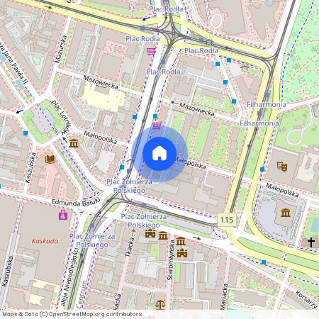 ul. Małopolska, Centrum, Śródmieście, Szczecin, zachodniopomorskie