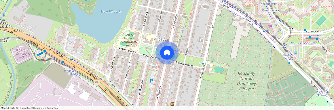 ul. Górnicza, Pilczyce, Fabryczna, Wrocław, dolnośląskie