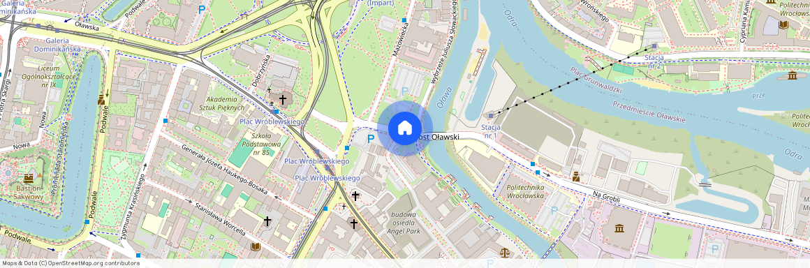 ul. Walońska, Przedmieście Oławskie, Krzyki, Wrocław, dolnośląskie