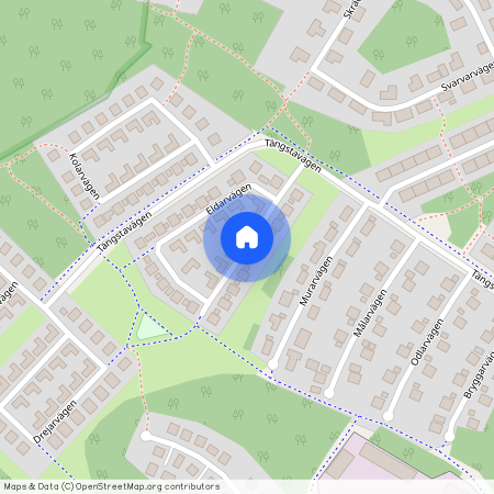 Eldarvägen, Stigtomta