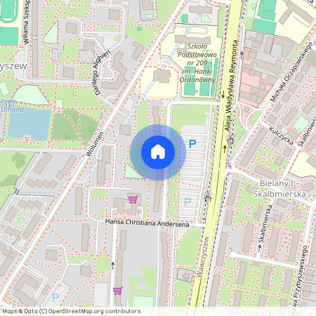 Aleja Władysława Reymonta 23, Warszawa, Bielany