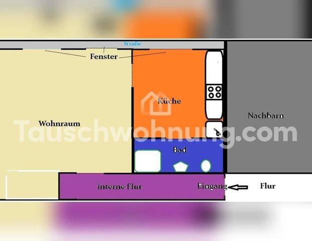TAUSCHWOHNUNG Nähe Schokoladenmuseum gegen ... ab 2 Zi Wohnung - Photo 1