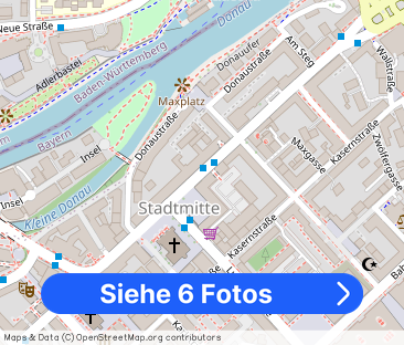 Zimmer mit eigenem Bad und Küche - Mitten in der City von Neu-Ulm - Foto 1