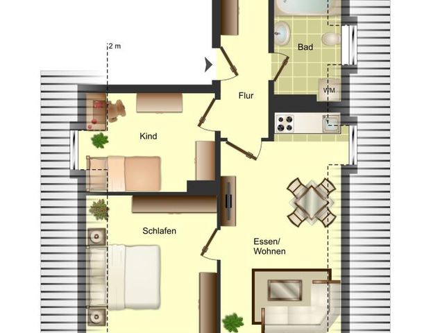 Demnächst frei! 3-Zimmer-Wohnung in Herford Innenstadt - Photo 1