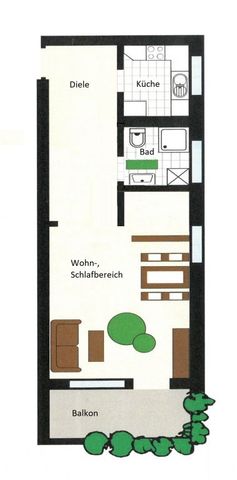 1-Zi. Wohnung mit toller Aussicht in Nürnberg - Röthenbach / Wohnung mieten - Foto 2