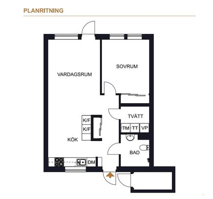 Paradisäpplegatan 13 B - Photo 1
