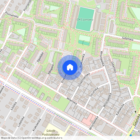 ul. Krakowska, Rumia, wejherowski, pomorskie