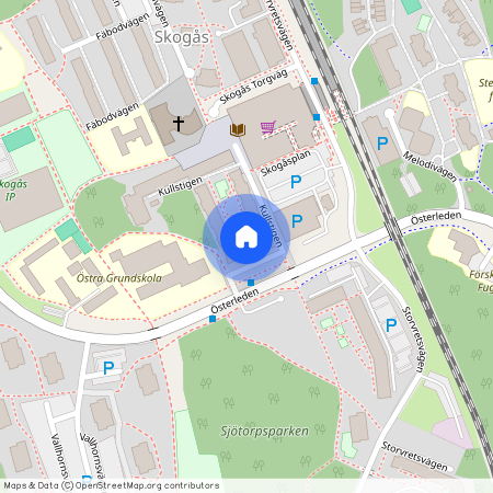 Kullstigen 24, Skogås