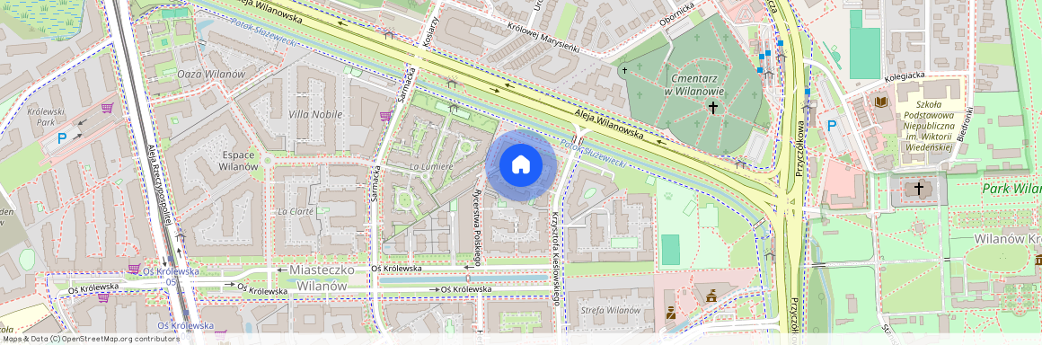 al. Aleja Wilanowska, Błonia Wilanowskie, Wilanów, Warszawa, mazowieckie