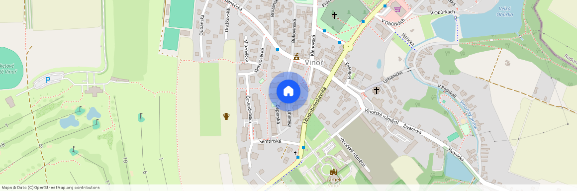 Uherská, Praha 9 - Vinoř