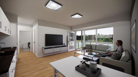 Barrierefreie 2-Zimmer-Wohnung mit Südbalkon und Aufzug nahe Leipzig/Halle im Niedrigenergiehaus - Foto 2