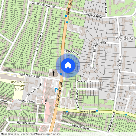 Birmingham Road, Oakhurst Grange, B72