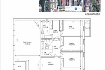 Apartamento T3 em Lisboa