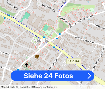 Saniertes und vollmöbliertes Single Apartment in Neuried - Foto 1