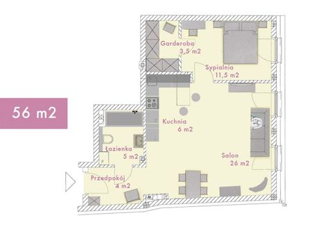 2-pokojowy apartament w kamienicy na Poznańskiej - Zdjęcie 5