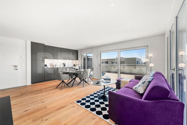Magnifique attique meublé de 2,5 pièces avec terrasse de 65 m² à Avenches - Photo 1