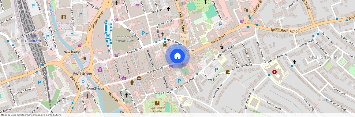High Street, Guildford, Surrey, GU1 3AJ, Guildford, GU1