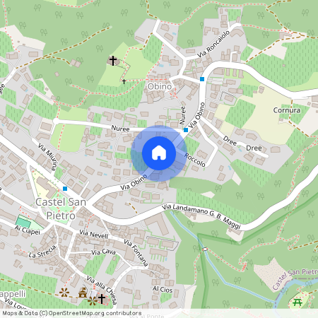 6874, Castel San Pietro, Via Fontana