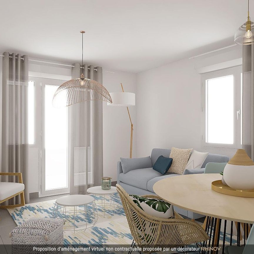 location Appartement T3 DE 61.9m² À TOULOUSE - Photo 1
