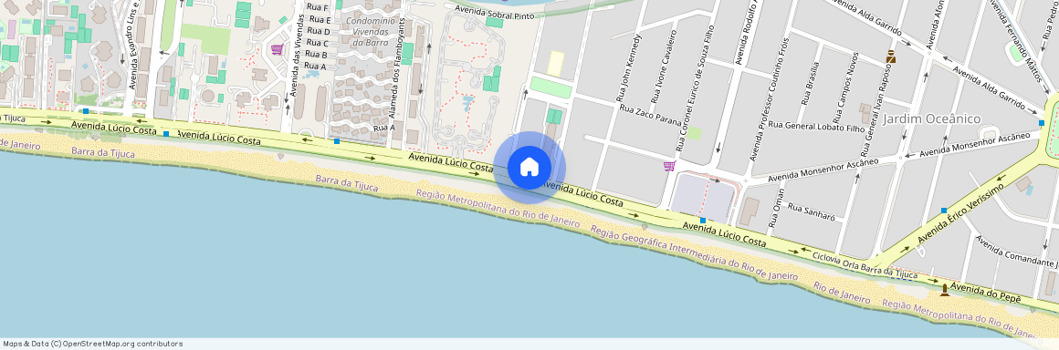 Avenida Lúcio Costa, Jardim Oceânico, Barra da Tijuca, Rio de Janeiro - RJ, 22620-280, Brazil