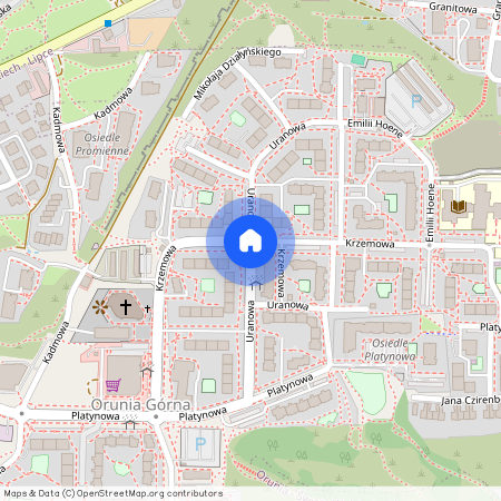 ul. Uranowa, Orunia Górna - Gdańsk Południe, Gdańsk, pomorskie