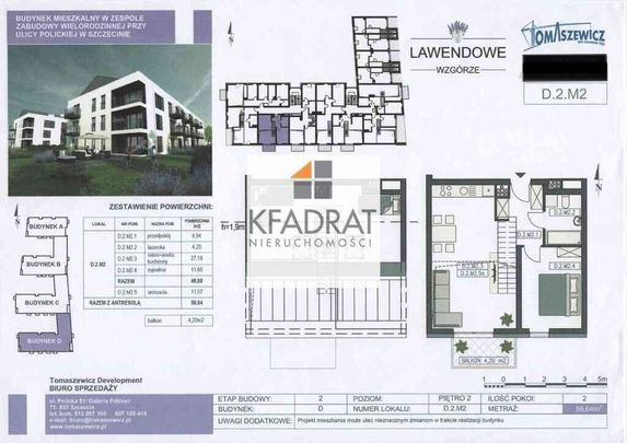 Trzypokojowe 78m2 z gard. i miejscem postojowym - Фото 1