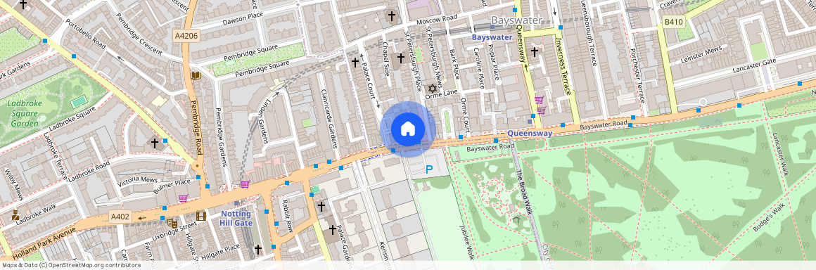 Bayswater Road, Notting Hill, London, W2
