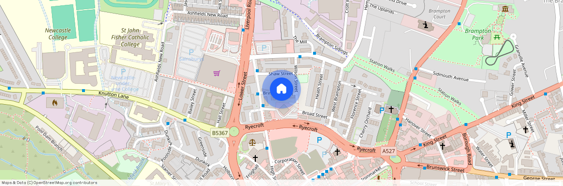 Brindley Street; Newcastle-under-Lyme; ST5