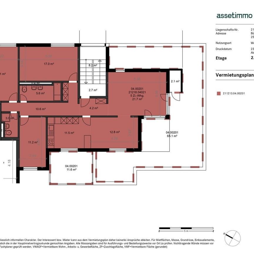 5-room penthouse apartment with large terrace - Foto 1