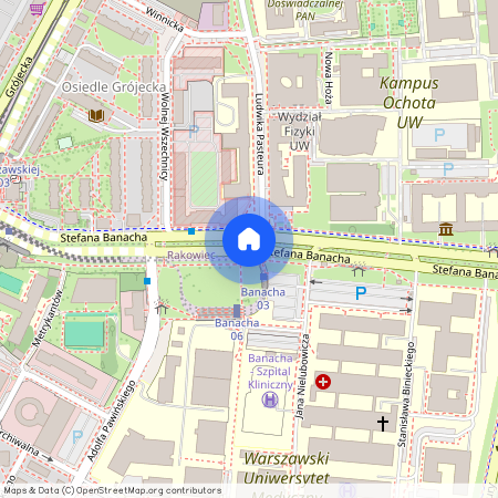 Warszawa, Ochota, Stefana, Banacha