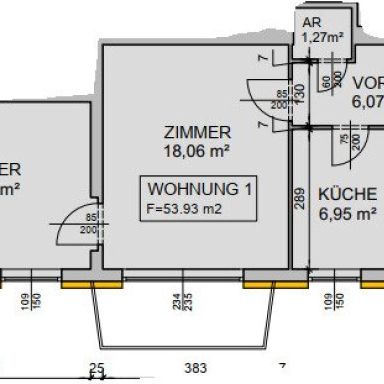 2-Zimmer-Wohnung mit Loggia in St. Pölten - Foto 1