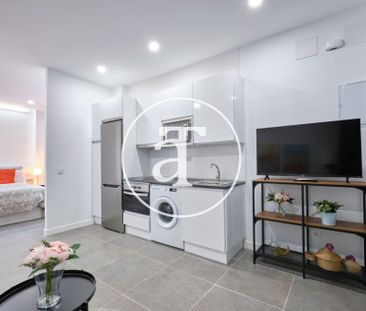 Monthly rental Studio apartment with 1 bathroom in Moratalaz - Photo 1