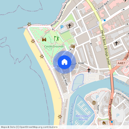 Castle Terrace, Aberystwyth, Ceredigion