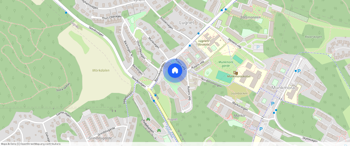 Rutens väg **, Lugnet