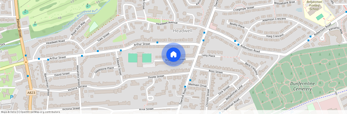 Shamrock Street, Dunfermline, Fife, KY12